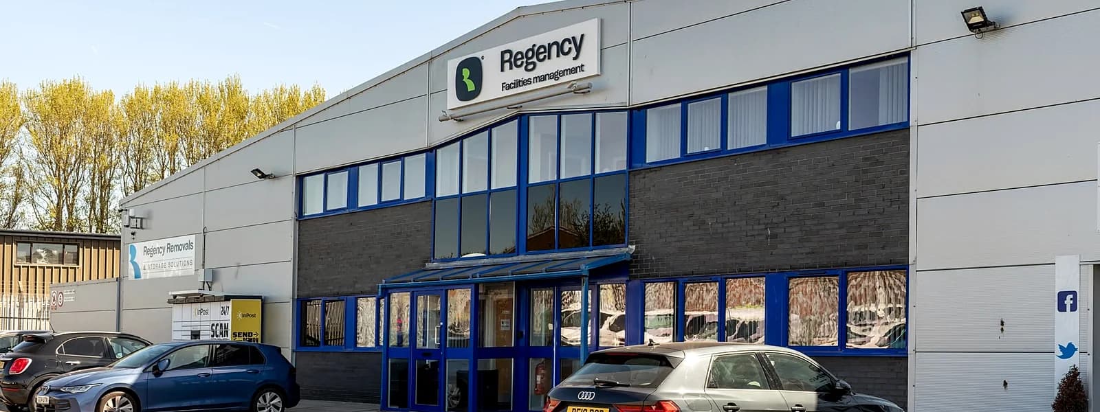 Regency's depot and offices on Heathfield Industrial Estate, Ayr